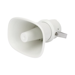 HIKVISION DS-QAZ1325G1T(C) Bocina (Altavoz IP ) | Tipo Trompeta | 25 Watts | 24VCD | Exterior IP67 | Metal | Entrada de alarma | Voceo en tiempo real | Calendarizacion de audios | Sintesis de Voz (TTS