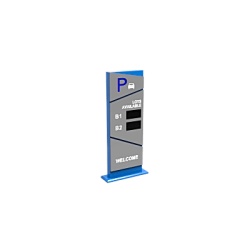 HIKVISION DS-TVB200(2MODULE) Pantalla Principal de Guia de Estacionamiento / 2 Modulos / Mensaje de Bienvenida / Uso con Aplicacion de Guia de Estacionamiento