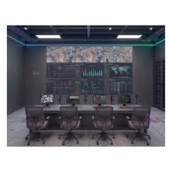 HIKVISION DS-VW3X30B55/WM Kit Videowall 3x3 / 9 Pantallas 55" Full HD / Decodificador 16CH 4K / Montaje de Pared / Hikvision