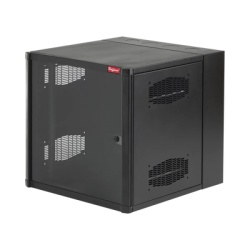 HOFFMAN EWMW482425 Gabinete AccessPlus 26 UR de Montaje en Pared de 19in Rieles Numerados y Roscados #10-32 Puerta con Ventana de Seguridad 600 mm de Ancho 637 mm de Profundidad Color Negro