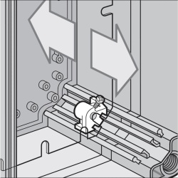 HOFFMAN QIPDF Kit de Fijacion para Postes / Enclosure Pole Fixation / Acero Galvanizado / Carga Maxima 900 N / Diametro Poste 80-250 mm (3.15-9.84 in) / 2 Perfiles + Accesorios - Img 2