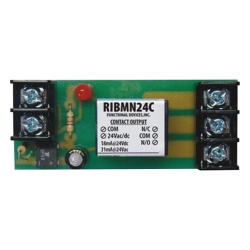 HONEYWELL BMS RIBMN24C Relevador de control piloto SPDT de montaje en riel de 2.75 pulgadas bobina 24 VAC/CD contactos de 15 A