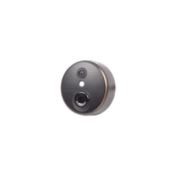 HONEYWELL DBCAMBR Video portero IP/WiFi con camara HD y audio bidireccional monitoreo gratuito por app acabado bronce integrable con Honeywell Total Connect 2.0