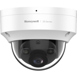 HONEYWELL HC25C42R1V Cámara Domo IP / 2 MP / Lente Fijo 2.8 mm / Color 24/7 Dual-Light 30 m / WDR 80 dB / IP66 IK10 / PoE / NDAA