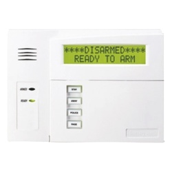 HONEYWELL HOME RESIDEO 6160-RF Teclado/Transceiver Alfanumérico / Receptor Inalámbrico Integrado / Compatible Serie 5800 / LCD 2 Líneas 32 Caracteres / 16 Teclas Retroiluminadas