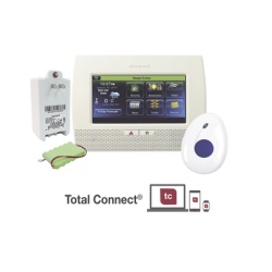 HONEYWELL HOME RESIDEO L7000-LAS-FALL Panel de alarma / pantalla táctil color 7" / Wi-Fi y Z-Wave / AlarmNet y Total Connect / botón de pánico con detección de caídas