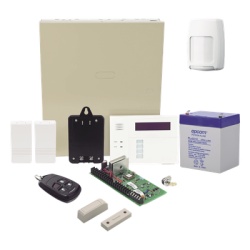 HONEYWELL HOME RESIDEO VISTA48ECORF/6160RF Kit panel de alarma VISTA-48 / teclado-receptor 6160RF / sensor PIR inalámbrico 5800PIR / contactos 5816 / control remoto 58344