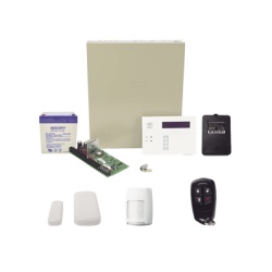 HONEYWELL HOME RESIDEO VISTA48RFMINI/6160RF Kit inalambrico de panel VISTA48 con teclado 6160RF receptor inalambrico 2 contactos magneticos 1 PIR 5800PIR 1 Control Remoto 58344 Bateria y Transformador