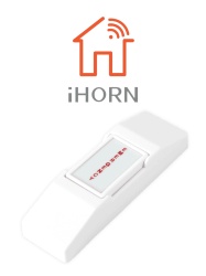 HORN 24041 IHORN HO-02 - Boton de panico cableado / Compatible con paneles cableado tradicional