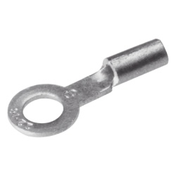 HUBBELL BURNDY HUB-T10-14 Zapata Terminal de Ojillo BURNDY para Tornillo de 1/4" (6 mm) y Calibre 12-10 AWG.