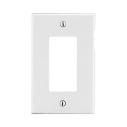 HUBBELL HUB-P26W Tapa para Contacto Rectangular Color Blanco.
