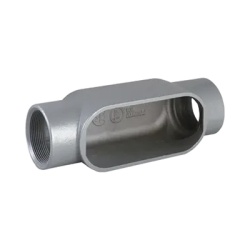 HUBBELL KILLARK HUB-C67-SA Caja Condulet Tipo C de 2" / Aluminio libre de Cobre.