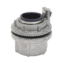 HUBBELL KILLARK HUB-WH-4AG Conector Myers de Aluminio de 1 1/4" con tornillo de puesta a tierra, disponible para Áreas Peligrosas Clase 1 División 2 de acuerdo con NEC 501.10.