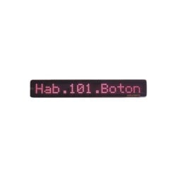 IBERNEX NX8900/RGB Rotulo Led para Puesto de Control de Enfermeria / PoE / Compatible con Sistema Ip Paciente-Enfermero