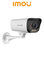 IMOU PU5E 6MP - Cámara Bullet IP de 6 Megapixeles/ Lente Fija 3.6mm/ Aurora Smart Color/ Iluminación 30 Mts/ Ángulo Horizontal 89°/ Audio Bidireccional/ Detección de Personas y Vehículos/ Soporta 512GB MicroSD/ AOR mode/ PoE/ IP67/ H.265