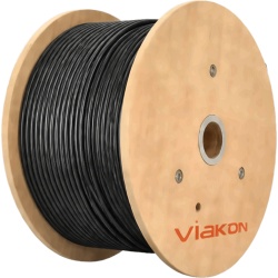 INDIANA SLY-286-BLK/100 Cable Electrico de Cobre Recubierto THW-LS Calibre 2 AWG 19 Hilos Color Negro (100 metros)
