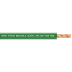 INDIANA SLY-304-GRN/100 Cable THW-LS / Calibre 10 AWG / 19 Hilos / Color Verde / Bobina 100 m (328 ft)