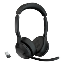 JABRA EVOLVE255STEREOMSA Diadema / Auricular Jabra Evolve2 55 Stereo / Bluetooth 5.2 + USB-A / Cancelacion Activa de Ruido / 18h Bateria (25599-999-999)
