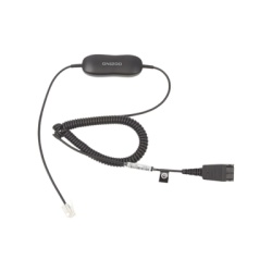 JABRA GN-1200-C Jabra GN1200 cable enroscado con conexion QD y RJ-9 (88011-99)
