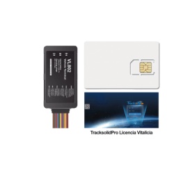 JIMIIOT VL802KIT Kit localizador vehicular / 4G LTE / BLE / RS485 / Audio dos vias (requiere accesorios) / incluye SIM500MB2Y y Plataforma TrackSolidPro / Compatble con UL212 Sensor ultrasonico