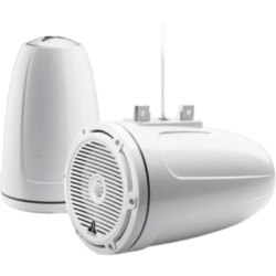 JL AUDIO 10-03266-00 Bocina Cerrada para Torre / 7.7" (196 mm) / Coaxial Cerrado / 70 W RMS / 4 Ω / 55 Hz-25 kHz / Rejilla Clásica Blanca / Sin Iluminación LED