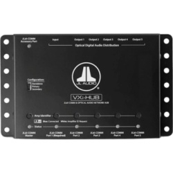 JL AUDIO 10-03327-00 Concentrador de Red de Audio Óptico / Comunicaciones JLid / Para Amplificadores VXi / Entrada Óptica Digital SPDIF / 5 VDC / Dimensiones 165 x 98 x 26 mm (6.50 x 3.86 x 1.05 in) / Garantía 2 Años