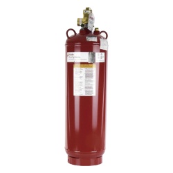 KIDDE 45-550351-001 Cilindro con valvula de 350 lb de capacidad para sistema de extincion de agente limpio con indicador de nivel de liquido compatible con Kidde ECS-500 y ECS-500 Marine