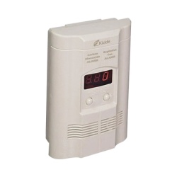 KIDDE KN-COEG-3 Detector Autonomo de Monoxido de Carbono (CO) y Gases Explosivos (Propano y Metano) | Pantalla Digital | Conexion Directa a 120 Vca | Bateria de Respaldo Incluida | Paquete de 2 Pzas
