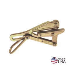 KLEIN TOOLS 1656-50 Tensor Grillo tipo Chicago? para Cable Desnudo (ACSR AAC Cobre) de 19 a 22 mm (0.74" a 0.86"). Carga Maxima Segura: 8000 lb (3629 kg).