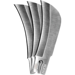 KLEIN TOOLS 44219 Cuchilla de Repuesto Tipo Hawkbill / Acero Inoxidable 440A / Paquete de 3 Unidades / Para Navaja Multiusos 44218