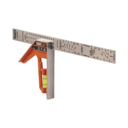 KLEIN TOOLS 935CSEL Escuadra Especial de 12 Pulgadas con Bordes de 45° y 90° y Regla Magnetica. Ranura en V para Diametro de Tubo Conduit - Img 2