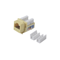 LINKEDPRO BY EPCOM LP-KJ-505-YE Modulo Jack Keystone Cat5e con Terminacion 110 (Punchdown) para Faceplate - Color Amarillo
