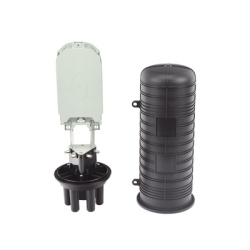 LINKEDPRO BY EPCOM LP-SCV-48 Caja de Distribucion de Fibra Optica Vertical Tipo Domo 48 Empalmes (Expandible Hasta 96 Empalmes con Charola LP-SCV-48-ST) Exterior IP68