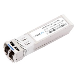 LINKEDPRO BY EPCOM LP-SFP-10G-SM-20 Transceptor Optico SFP+ (Mini-Gbic) / Monomodo 1310 nm / 10 Gbps / 10GBASE-LR / Conectores LC/UPC Duplex / DDM / Hasta 20 km