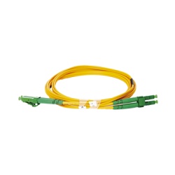 LINKEDPRO BY EPCOM LP-SM2-LCA-LCA-S2 Jumper de Fibra Optica Monomodo 9/125 LC/APC-LC/APC Duplex PVC 2.0 mm Amarillo 2 Metros (6.56 Pies)