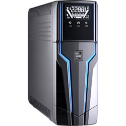 LINKEDPRO BY EPCOM LPARA1000 UPS Gamer / 1,000 VA / 600 W / LED RGB / USB Frontal / Protección RJ45