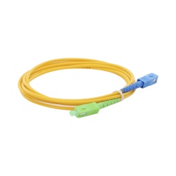 LINKEDPRO BY EPCOM LPSM3SCASCUS2 Jumper de Fibra Optica Monomodo SC/APC-SC/UPC Simplex de 2 Metros (6.56 Pies) 3mm