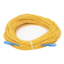 LINKEDPRO BY EPCOM LPSM3SCUSCUS50 Jumper de Fibra Optica Monomodo SC/UPC-SC/UPC Simplex de 50 Metros (164.04 Pies) 3mm