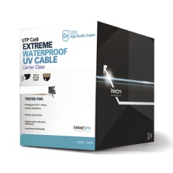 LINKEDPRO BY EPCOM PRO-CAT-6-EXT-LITEW Bobina de Cable UTP Cat6 para Exterior en Color Blanco / 305 Metros (1000 Pies) / Certificada UL / Sin Blindaje