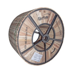 LINKEDPRO BY FIBERHOME OC-ADSS-48C-S100/4KM Cable ADSS Aereo / 48 Hilos Monomodo G.652D / Span 100m / 4 km / Sin Elementos Metalicos / 13 123 pies