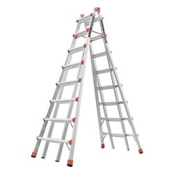 Little Giant Ladder Systems SKYCRAPER-15C Escalera telescopica en "A" de 4.5 metros de aluminio.