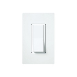 LUTRON ELECTRONICS CA-1PS Interruptor de pared unipolar Claro tipo paleta de 15 A 120/277 V para iluminacion y cargas de motor acabado brillante