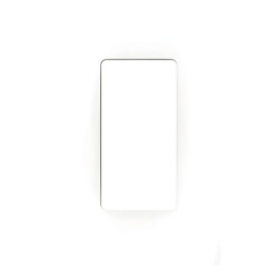 LUTRON ELECTRONICS CW1WH Placa de pared Claro de 1 espacio sin tornillos visibles acabado blanco brillante para atenuadores e interruptores Lutron de estilo decorador