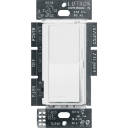 LUTRON ELECTRONICS DVSCCL153PSW Atenuador DIVA 153