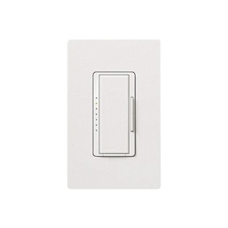 LUTRON ELECTRONICS MRF2-6CL-WH Dimmer para iluminacion CFL/LED o Incandescente/Halogeno 600 Watt Max blanco