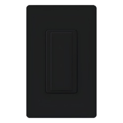 LUTRON ELECTRONICS MSC-AS-MN Switch acompanante Maestro para controlar una carga desde varios puntos con un switch multilocalizacion 120 V cableado de 3 vias estandar acabado satinado Midnight