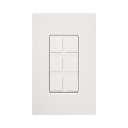 LUTRON ELECTRONICS SC6PFSW Caja de pared para contactos varios 6 mini espacios.