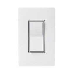 LUTRON RADIORA 3 RRSTPRONWH Atenuador de pared tactil Sunnata Pro LED+ con barra de luz 250 W LED o 500 W incandescente a 120 V requiere neutro color blanco brillante para sistema RadioRA 3