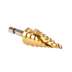 MAKITA D-40191 Broca escalonada espiral de hss-ti 4-32 mm zanco recto 3 planos