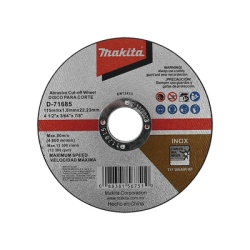 MAKITA D71685 Disco 4 - 1/2"/ Inox y Acero